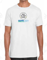 Maglietta mezza manica 100% cotone 150gr. con personalizzazione a colori.