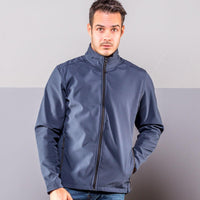Giacca in softshell. Neutra