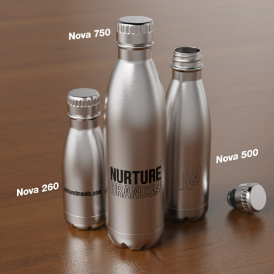 BEPER BI.505 Borraccia Inox, 500ml, Thermos Bottiglia a BEPER BI.505 Borraccia Inox, 500ml, Thermos Bottiglia a