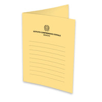 Cartellina porta documenti A4 Personalizzata con logo PON o PNRR per Scuole Comuni ed Enti